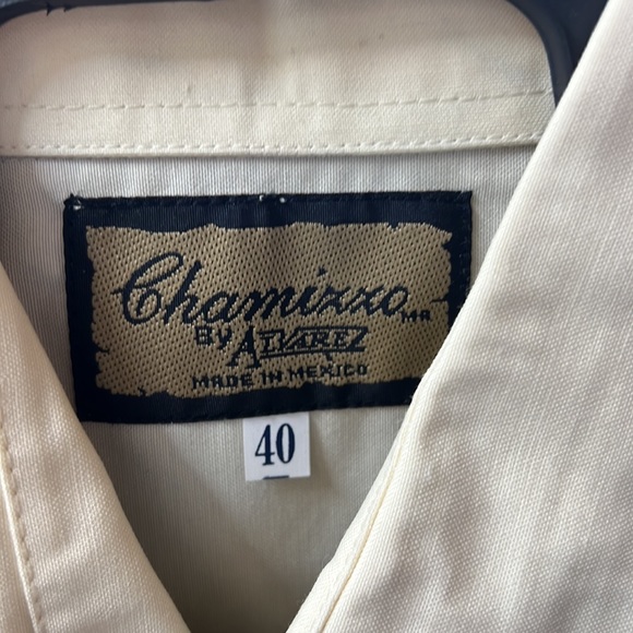 Sz40 M Chamizzo by Alvarez Pearl Snap Button Western Rodeo Ranchwear Shirt NWOT - Picture 5 of 6